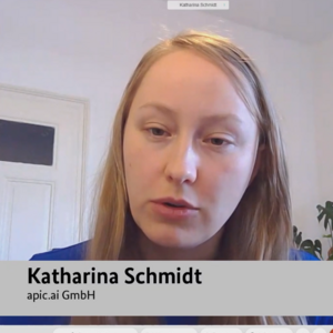 Katharina Schmidt, Gründerin von apic.AI
